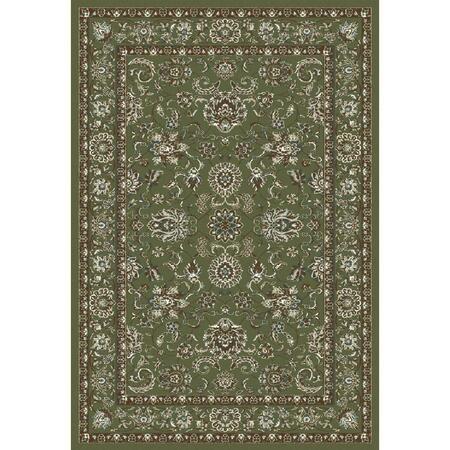 ART CARPET 2 X 4 Ft. Arabella Collection Traditional Border Woven Area Rug, Green 841864102440